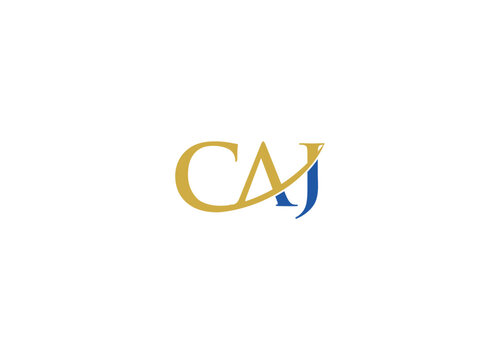 CAJ letter Logo Design with Creative Modern vector icon template