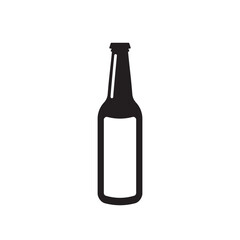 Beer bottle vector icon. Beer flat sign design. Beer bottle symbol pictogram. UX UI icon