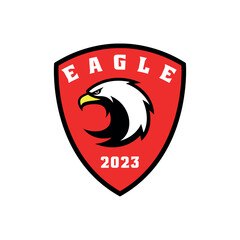 eagle head logo icon vector illustration