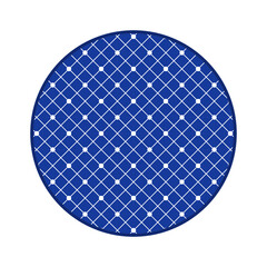 Porcelain plate with traditional blue on white design in Asian style. design pattern for background, plate, dish, bowl, lid, tray, salver, vector illustration art embroidery. diamond net plate.