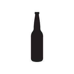 Beer bottle vector icon. Beer flat sign design. Beer bottle symbol pictogram. UX UI icon