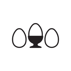 Egg vector icon. Egg flat sign design. Egg symbol pictogram. UX UI icon