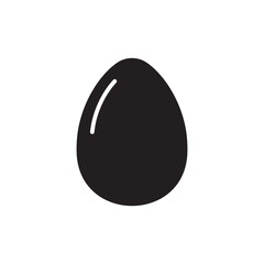 Egg vector icon. Egg flat sign design. Egg symbol pictogram. UX UI icon