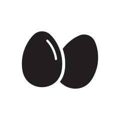 Egg vector icon. Egg flat sign design. Egg symbol pictogram. UX UI icon