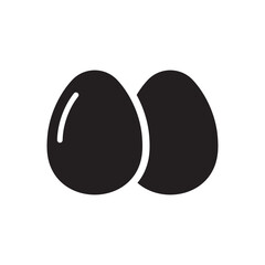 Egg vector icon. Egg flat sign design. Egg symbol pictogram. UX UI icon