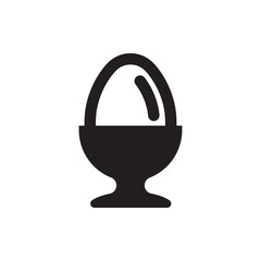 Obraz premium Egg vector icon. Egg flat sign design. Egg symbol pictogram. UX UI icon
