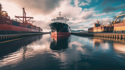 Obraz premium ship at port
