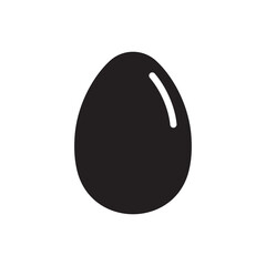 Egg vector icon. Egg flat sign design. Egg symbol pictogram. UX UI icon