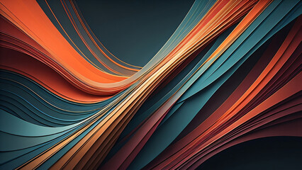 Naklejka premium abstract background with lines