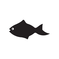 Fish vector icon. Fish flat sign design. Fish symbol pictogram. UX UI icon