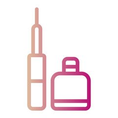 Obraz premium eyeliner gradient icon