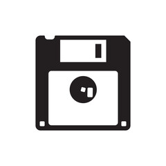 Floppy disk vector icon. Diskette flat  sign design. Save icon. Disk symbol pictogram. UX UI icon