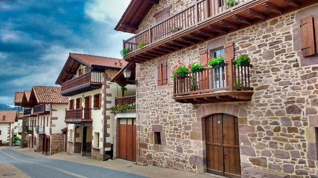 Amaiur or Maya village, Navarre, Spain