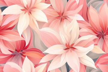 seamless pattern with flowers