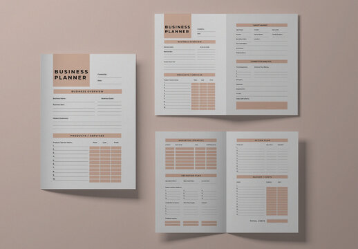 Modern Business Planner Design Template
