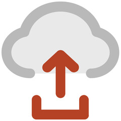 Grab this icon design of cloud networking 