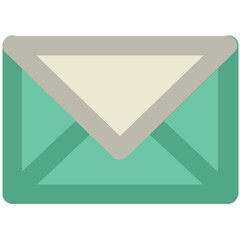 A trendy linear icon of email,inbox