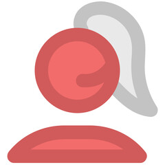 Customer services bold line icon design 