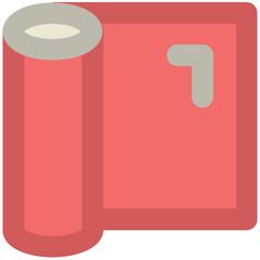 Camera reel bold line icon design 