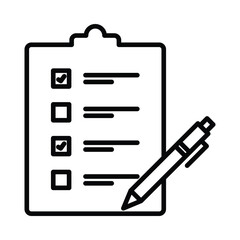 pen notepad, report, order, report writing icon