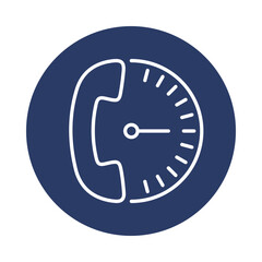 call, time, speed, fast call services icon