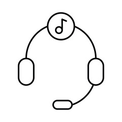 headphone, Bluetooth headphone, wireless headphone icon
