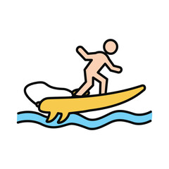 surf boat, surf, wake surf boat icon