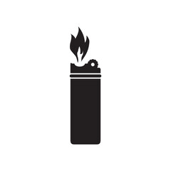 Lighter icon. Lighter vector icon. Fire lighter flat sign design. UX UI icon
