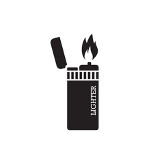 Lighter icon. Lighter vector icon. Fire lighter flat sign design. UX UI icon