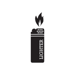 Lighter icon. Lighter vector icon. Fire lighter flat sign design. UX UI icon