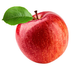 Apple isolated on white background, full depth of field