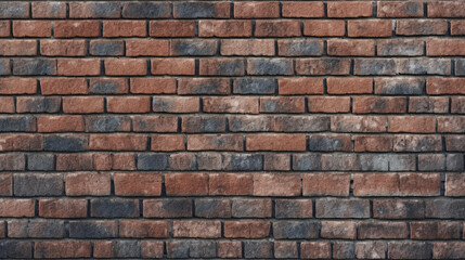Fototapeta premium A brick wall, simple brick texture