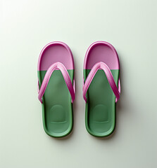 pink flip flops