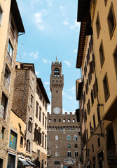 Palazzo Vecchio in Piazza della Signoria in Florence, Italy