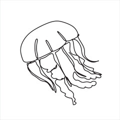 Marine Friends: Cute Cartoon Animals clipart coloring set sea