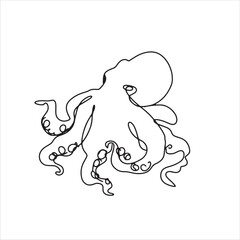 Marine Friends: Cute Cartoon Animals clipart coloring set sea