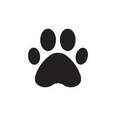 Paw vector icon. Animal paw icon. Dog and cat paw sign. Paw print symbol. Pet concept symbol pictogram. UX UI icon © Elchin
