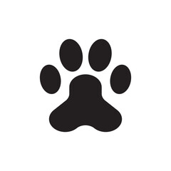 Paw vector icon. Animal paw icon. Dog and cat paw sign. Paw print symbol. Pet concept symbol pictogram. UX UI icon © Elchin