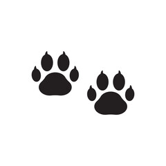 Paw vector icon. Animal paw icon. Dog and cat paw sign. Paw print symbol. Pet concept symbol pictogram. UX UI icon © Elchin