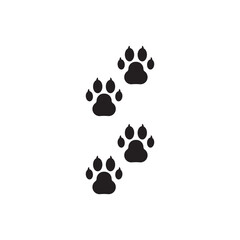 Paw vector icon. Animal paw icon. Dog and cat paw sign. Paw print symbol. Pet concept symbol pictogram. UX UI icon © Elchin