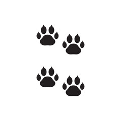 Paw vector icon. Animal paw icon. Dog and cat paw sign. Paw print symbol. Pet concept symbol pictogram. UX UI icon © Elchin