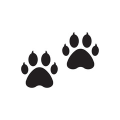Paw vector icon. Animal paw icon. Dog and cat paw sign. Paw print symbol. Pet concept symbol pictogram. UX UI icon © Elchin