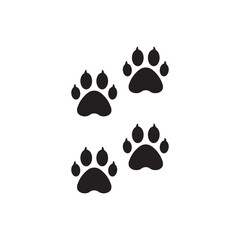 Paw vector icon. Animal paw icon. Dog and cat paw sign. Paw print symbol. Pet concept symbol pictogram. UX UI icon © Elchin