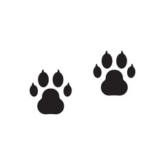 Paw vector icon. Animal paw icon. Dog and cat paw sign. Paw print symbol. Pet concept symbol pictogram. UX UI icon © Elchin