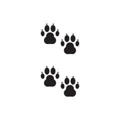 Paw vector icon. Animal paw icon. Dog and cat paw sign. Paw print symbol. Pet concept symbol pictogram. UX UI icon © Elchin