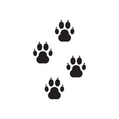 Paw vector icon. Animal paw icon. Dog and cat paw sign. Paw print symbol. Pet concept symbol pictogram. UX UI icon © Elchin