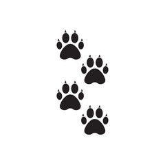 Paw vector icon. Animal paw icon. Dog and cat paw sign. Paw print symbol. Pet concept symbol pictogram. UX UI icon © Elchin