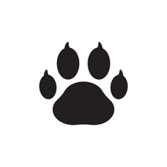 Paw vector icon. Animal paw icon. Dog and cat paw sign. Paw print symbol. Pet concept symbol pictogram. UX UI icon © Elchin