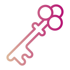 key gradient icon