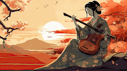 Random Geisha, Generated AI